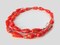 Red Millefiori Necklace Art Glass Jewelry with Tombo Beads product 3